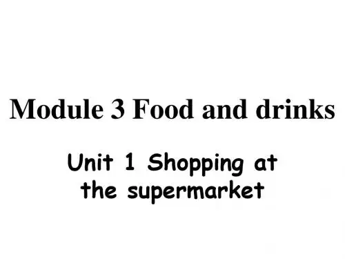 六年级英语Food-and-drinks课件