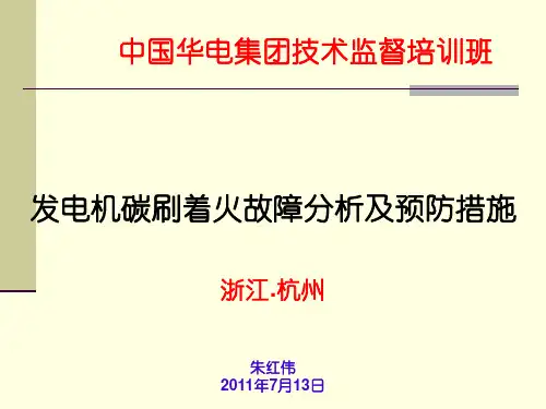 发电机碳刷故障
