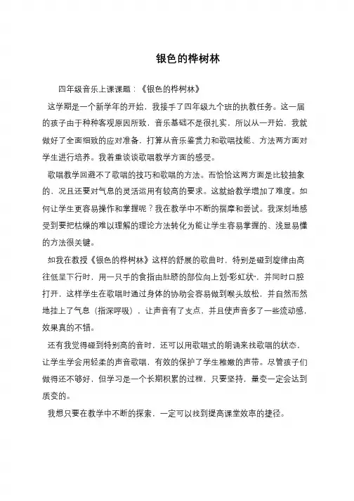 银色的桦树林 3