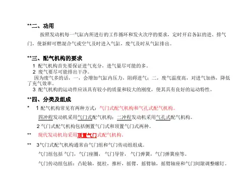 第三章配气机构