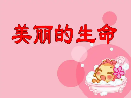 《美丽的生命》人教版四年级社会上册PPT课件(3篇)