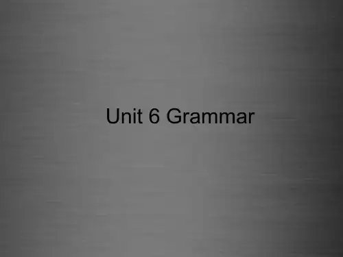 八年级英语上册Unit6AncientstoriesGrammar新版牛津深圳版精品PPT课件