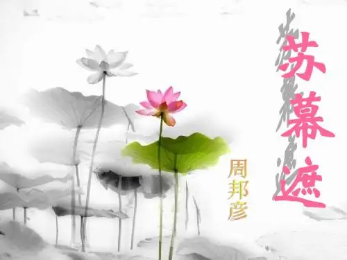 苏幕遮-周邦彦(优秀课件)