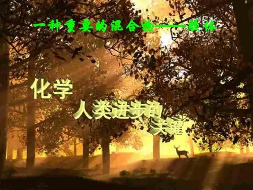 高中化学《一种重要的混合物——胶体》优质课PPT多媒体教学课件