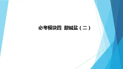 2023届中考化学总复习 酸碱盐(二)