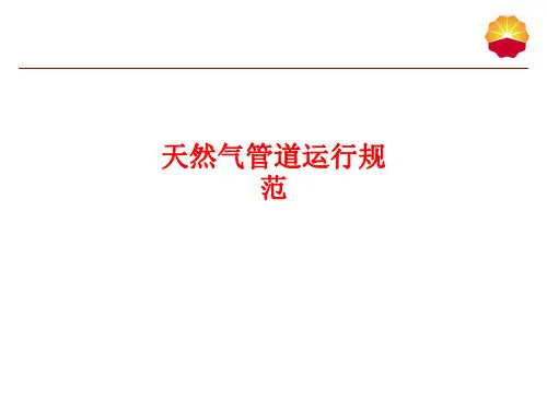 天然气管道运行规范
