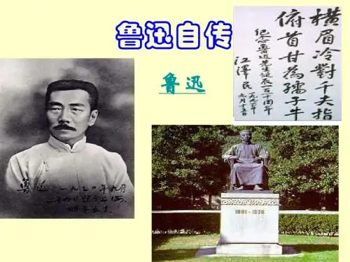鲁迅自传第二课时