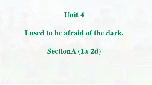 人教版九年级英语全册Unit4 SectionA 1a-2d课件