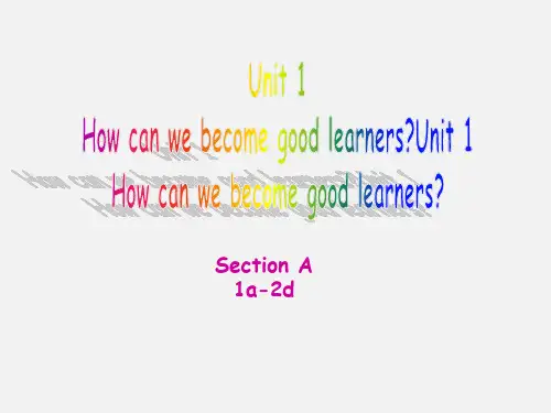 Unit1SectionA1a2d课件人教版英语九年级全一册