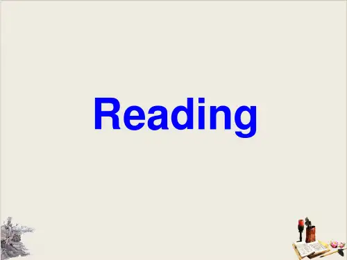 新课标人教版选修六Book6 Unit4 Reading优质课件