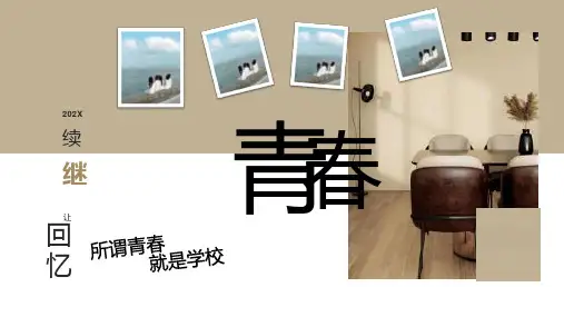 青春毕业纪念电子相册同学聚会同学录ppt模板