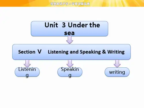 Unit  3 Section  Ⅴ  Listening and Speaking & Writing