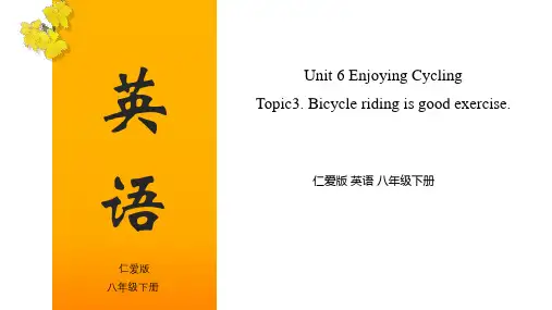 Unit 6 Topic 3【复习课件】八年级英语下册单元复习(仁爱版)
