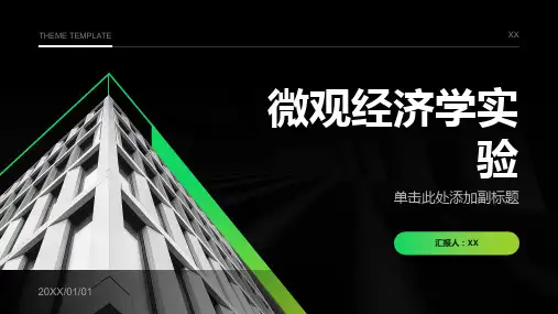 微观经济学实验