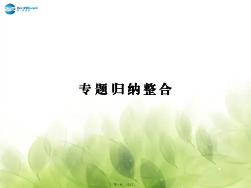 高中化学 专题5 生命活动的物质基础归纳整合课件 苏教版选修5