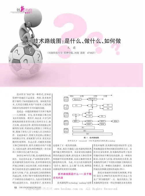 三问技术路线图：是什么、做什么、如何做   