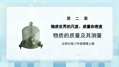 《物体的质量及其测量》物质世界的尺度、质量和密度PPT精品课件