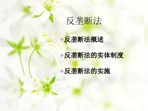 经济法第七章反垄断法-56页文档资料