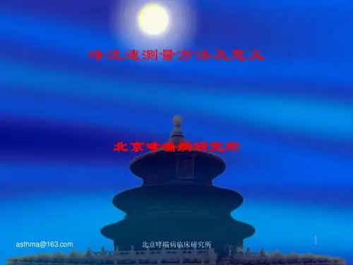 峰流速检测