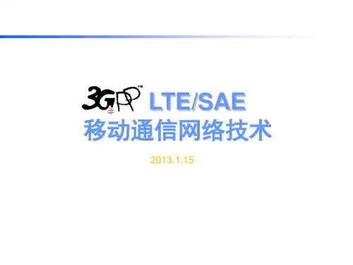 LTE技术介绍PPT课件