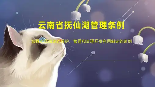 云南省抚仙湖管理条例