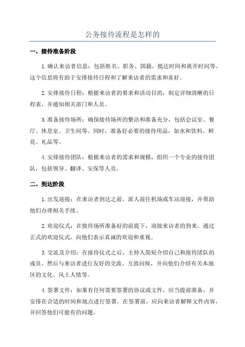 公务接待流程是怎样的
