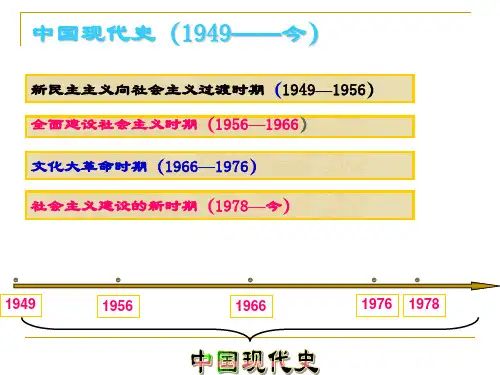 中国现代史复习ppt课件-95页文档资料