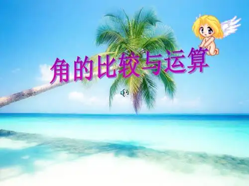 4.6.2角的比较和运算