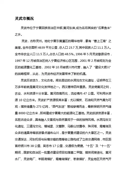 灵武市概况