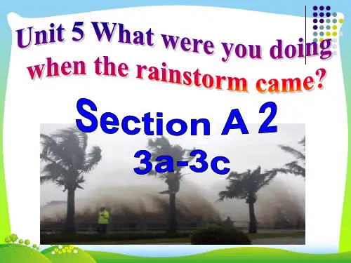 【新】人教版八年级英语下册Unit5 Section A 2 3a-3c优质课课件.ppt