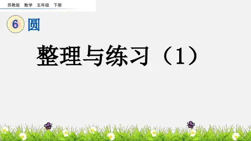 五年级下册数学课件圆整理与练习复习(共2个课时) 苏教版 