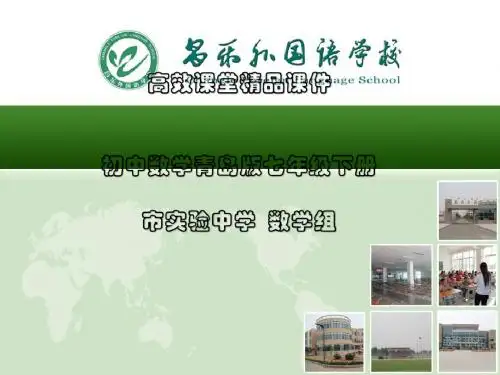 初中数学青岛版七年级下册高效课堂资料13.1三角形(2)课件