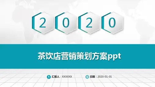 茶饮店营销策划方案ppt