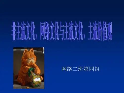 非主流文化与主流文化