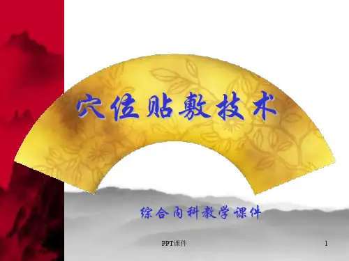 中医适宜技术培训穴位贴敷  ppt课件
