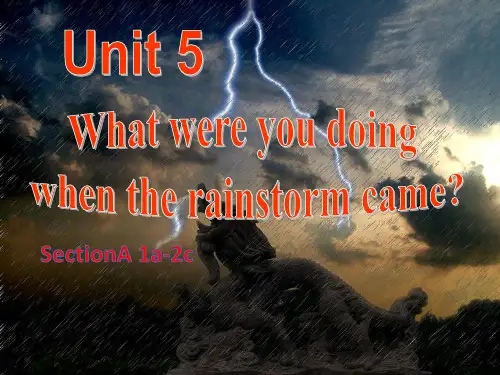 人教英语八年级下册Unit5Section A1a2c(共21张PPT)