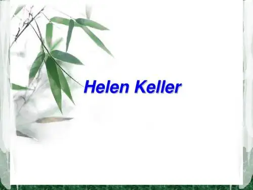 最新冀教版六年级下册unit12 Helen Keller课件