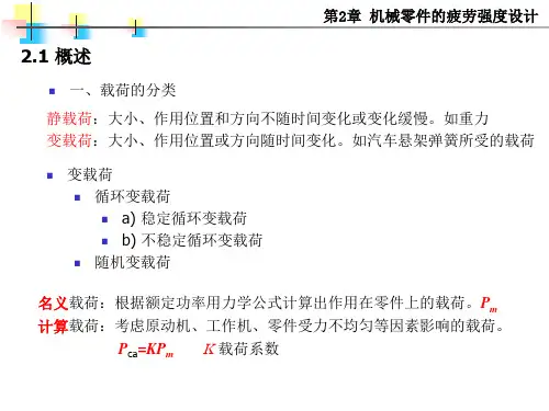 机械零件的强度教学课件PPT
