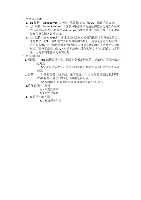 网络体系结构