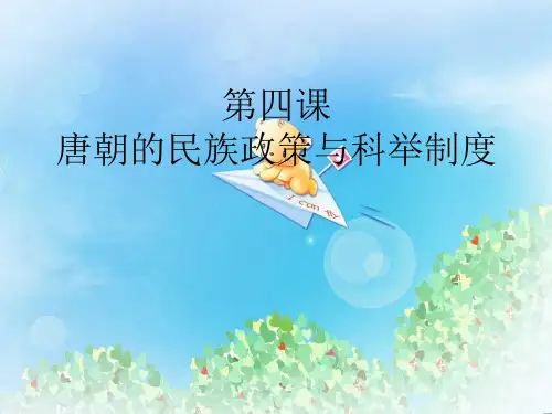 《唐朝的民族政策与科举制度》繁荣与开放的社会—隋唐PPT2  图文
