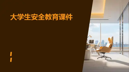 大学生安全教育课件ppt