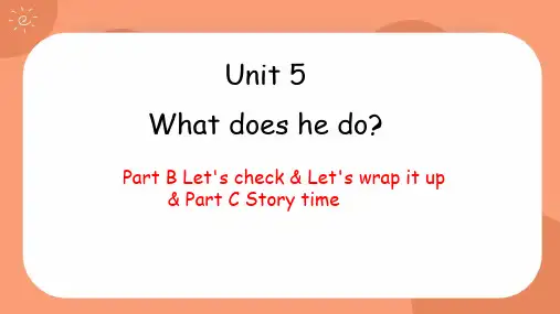 PEP人教版六年级上册英语教学课件(新课标)Unit 5checkLet's wrap it up 