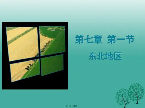 八年级地理下册第七章第一节东北地区课件(新版)粤教版