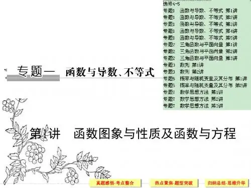 【16份】浙江省2017届高考数学(理)二轮复习专题课件