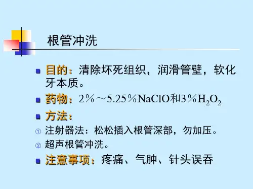 根管治疗术课件