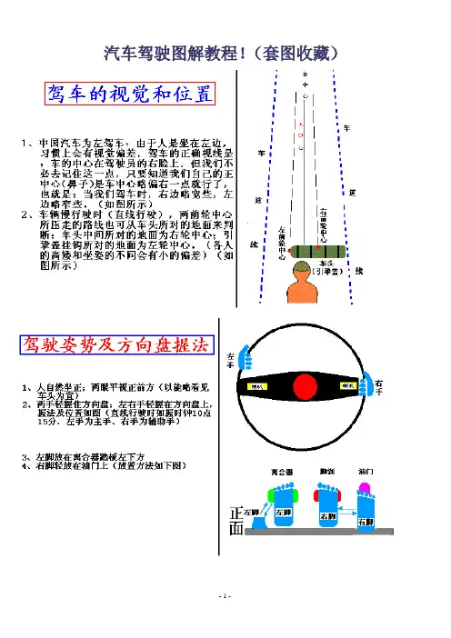2019年汽车驾驶考试标准图解教程.doc