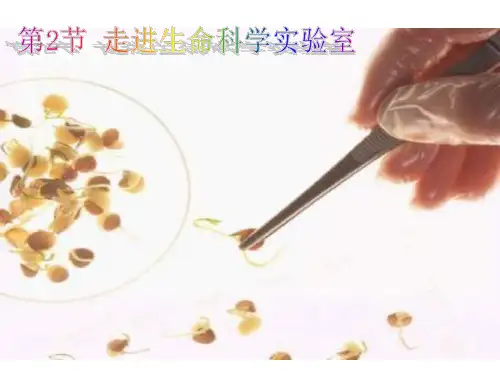 高一生物走进生命科学实验室