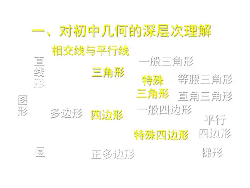 初中数学总复习几何课件