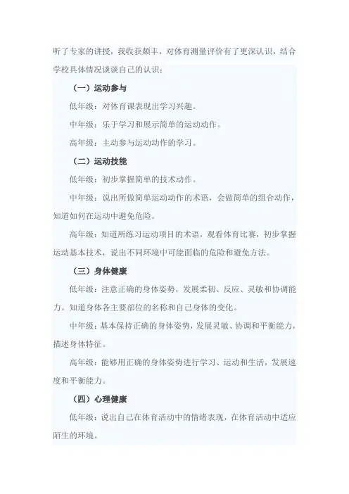 体育测量与评价