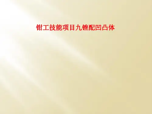 钳工技能项目九锉配凹凸体
